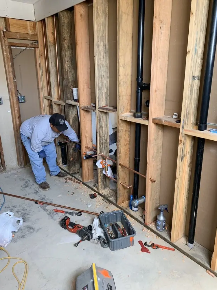 Commercial rough-in plumbing for Gas Line Repair in Lake Grove